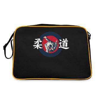 Arts martiaux de judo - Sac Retro - noir/or - Dos