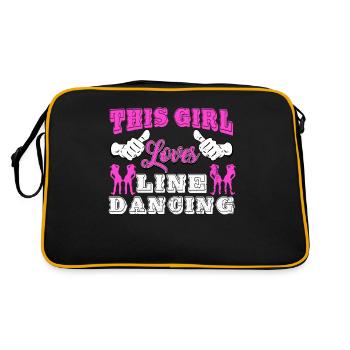Linedance, Line dance Linedancer - Sac Retro - noir/or - Dos
