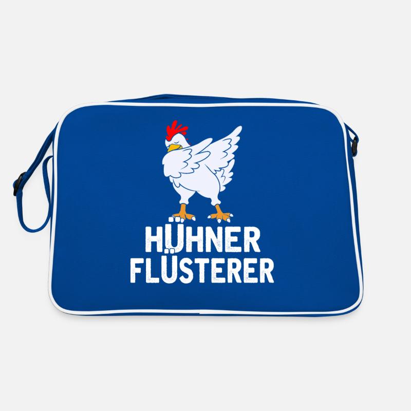 Huhn Hühner Flüsterer Retro Tasche