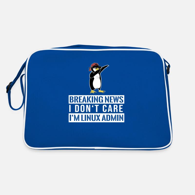 IT Nerd Linux Linux Pinguin Geek Software Engineer Retro Tasche