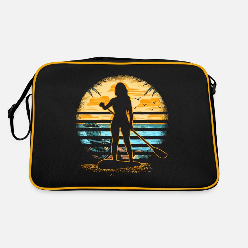 Fille de planche de surf Sac Retro