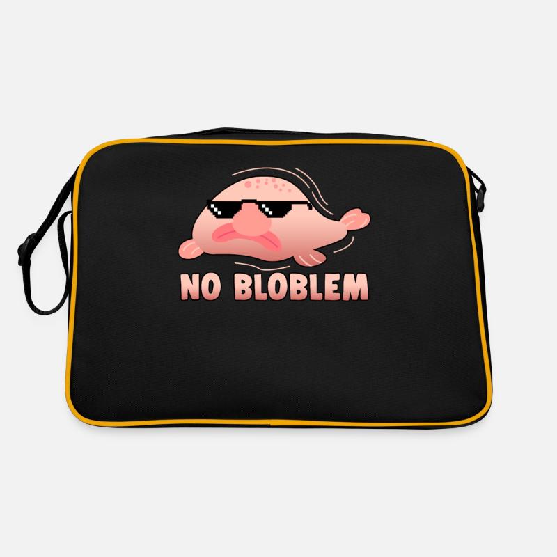no bloblem blobfish fish sunglasses gift Retro Bag