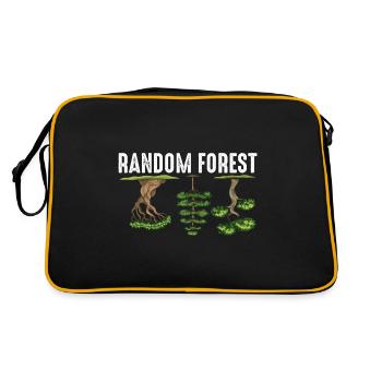 Artificial classification math random forest - Retro Bag - black/gold - Back