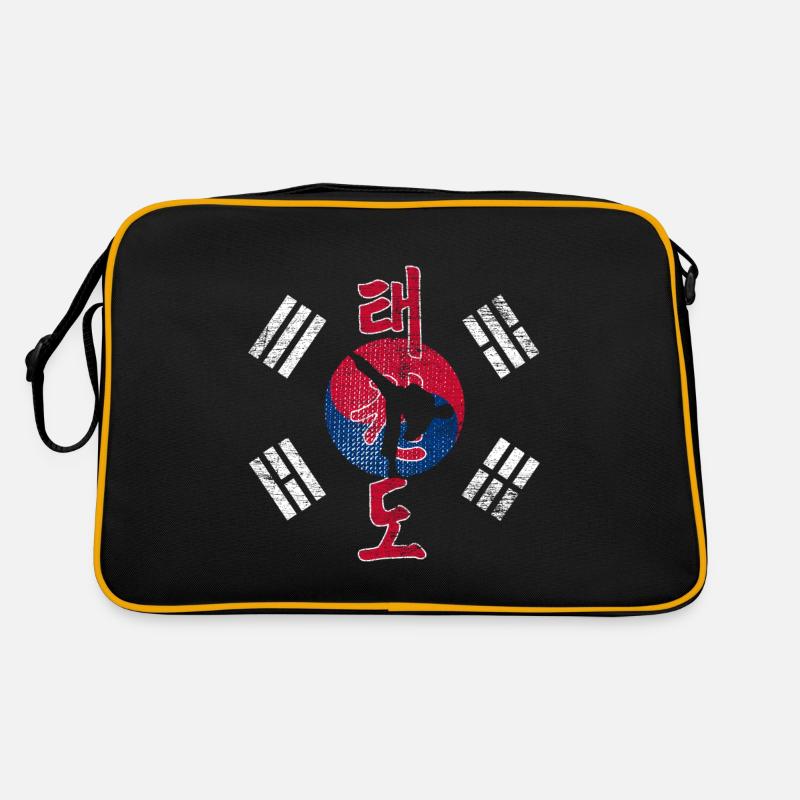 Taekwondo Korea Kampfkunst Retro Tasche