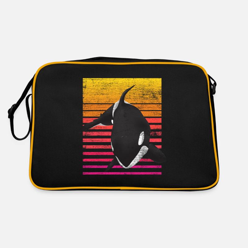 Orca Wal Retro Tasche