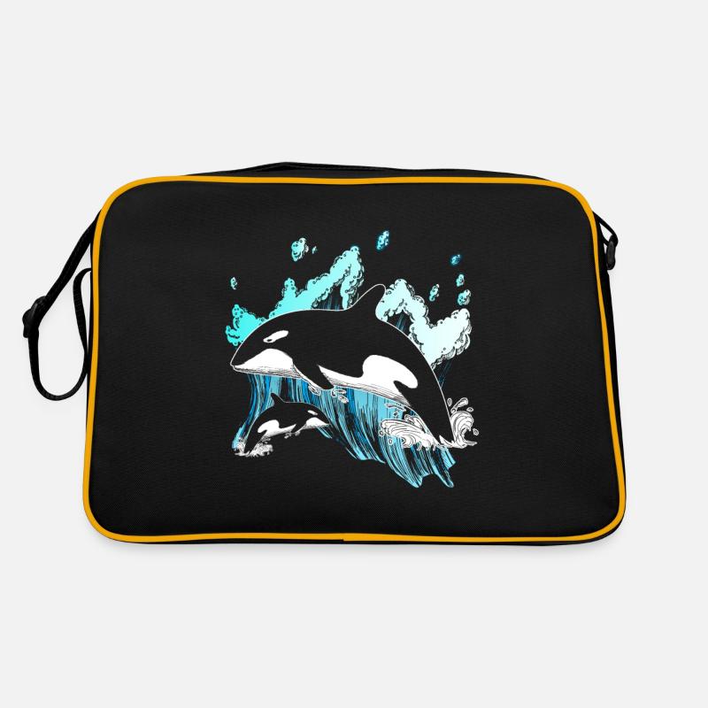 Killer whale Retro Bag