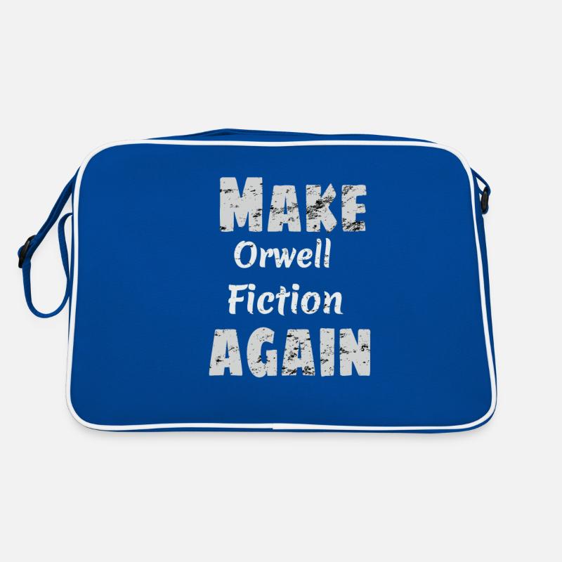 Make Orwell Fiction Again Survaillance Print Retro Bag