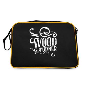 Tourneurs sur bois Tourneurs sur bois Tourneurs sur bois Tourneurs sur bois - Sac Retro - noir/or - Dos