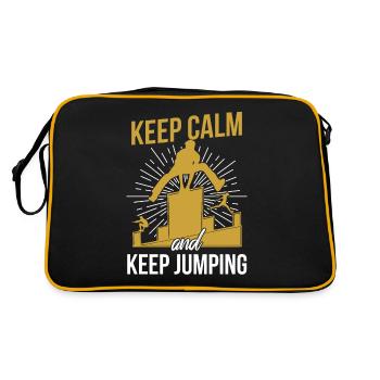 Parkour Sport Freerunning Quiet - Retro Bag - black/gold - Back