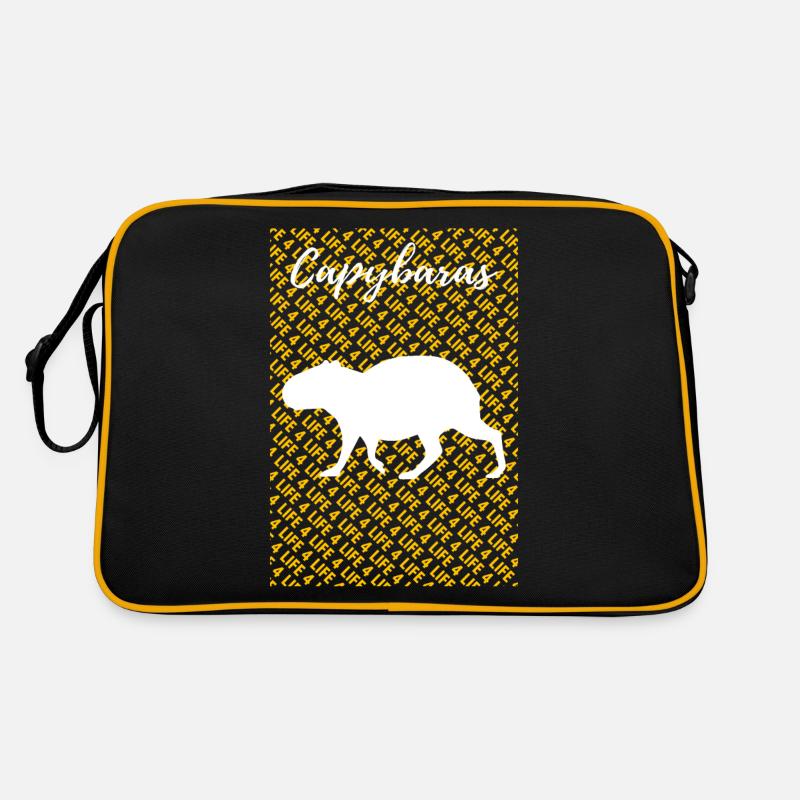 Tshirt Capybara pour animaux de compagnie Sac Retro
