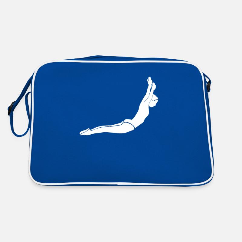 Trampoline gymnastics stretch somersault Retro Bag