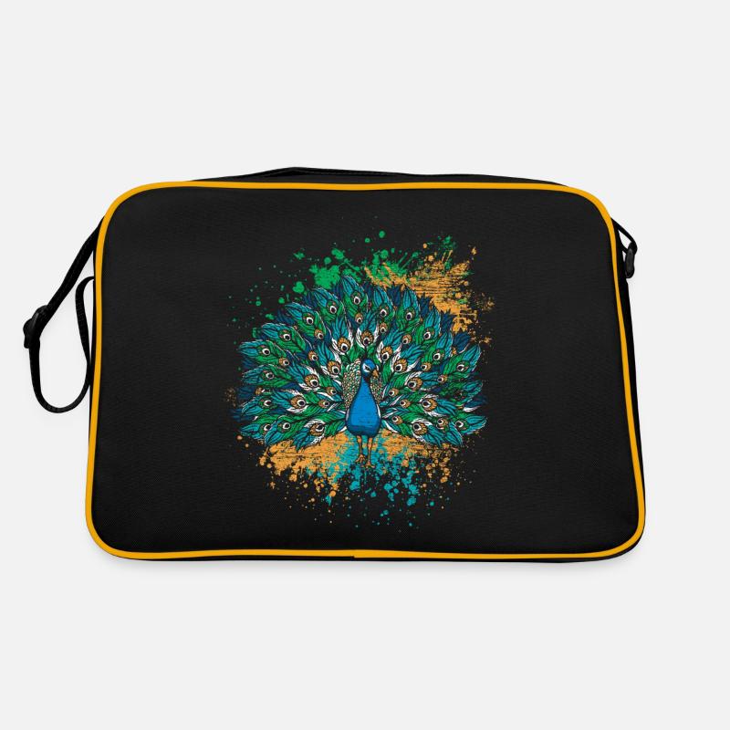 Peacock Beauty Peacock Feather Retro Bag
