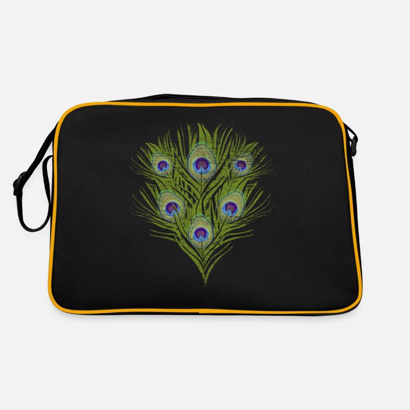 Peacock feather Retro Bag