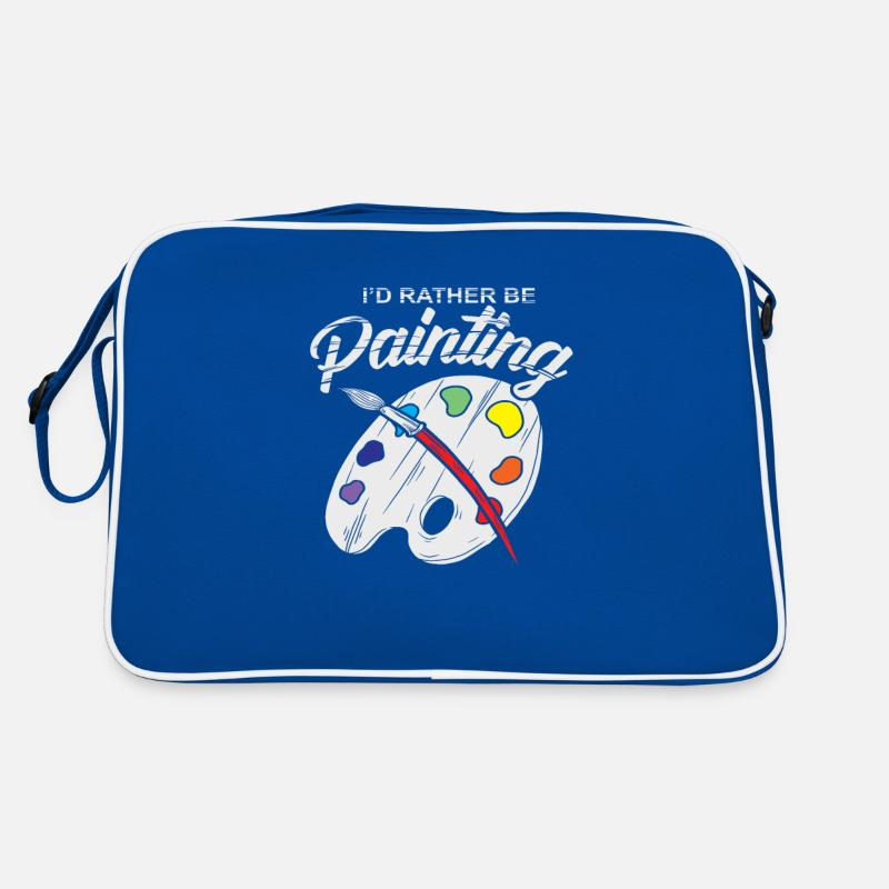 Painter Artist Brushes Mixed Pallet Gift Retro Bag