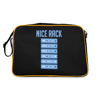 IT network administrator IT server - Retro Bag - black/gold - Back