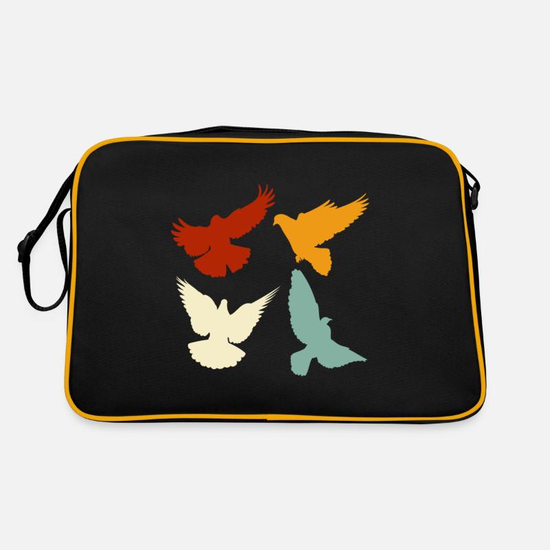 Retro Taube Tier Retro Tasche