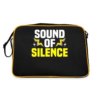 Sound Of Silence Elektroauto Geschenk - Retro Tasche - Schwarz/Gold - Hinten