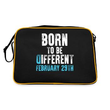 Né pour être différent - 29 février - Sac Retro - noir/or - Dos