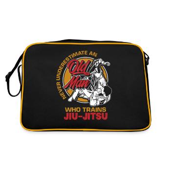 Jiu Jitsu retired retirees - Retro Bag - black/gold - Back