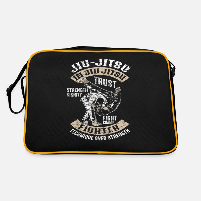 Jiu Jitsu Kampfkunst Retro Tasche