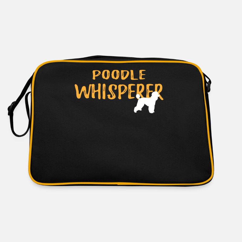 Poodle Whisperer Graphic Tshirt Retro Tasche