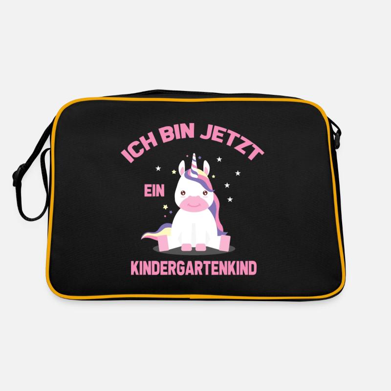 Ich bin jetzt ein Kindergartenkind Retro Tasche
