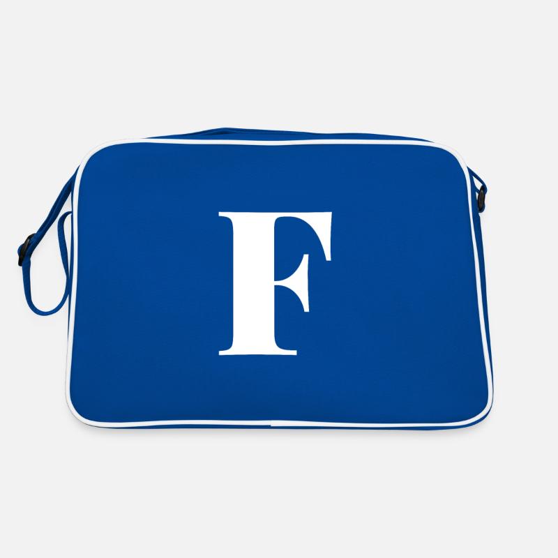 F Letter Retro Tasche