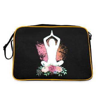 Vêtements de yoga Namaste Pour dames, Hommes Et Enfants - Sac Retro - noir/or - Dos