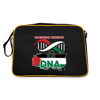 Palestinian territory is in my DNA - Retro Bag - black/gold - Back