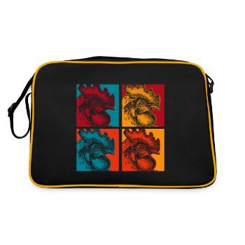 chicken - Retro Bag - black/gold - Back