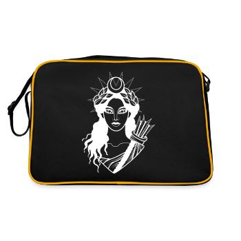 Diana déesse romaine mythe romain ou grec - Sac Retro - noir/or - Dos