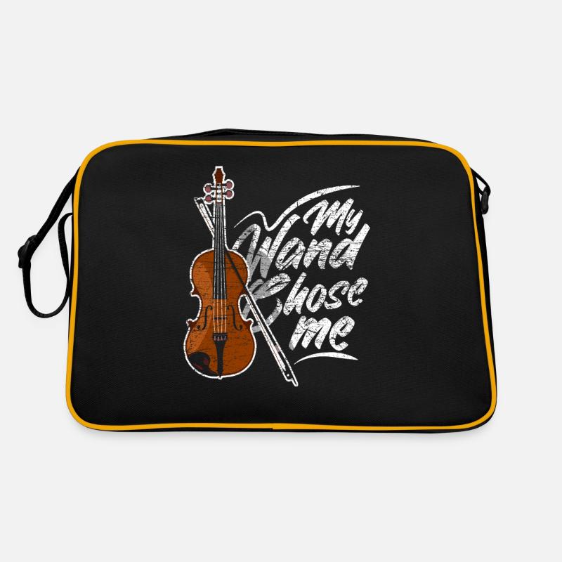 Violine Musiker Musik Geschenk Retro Tasche