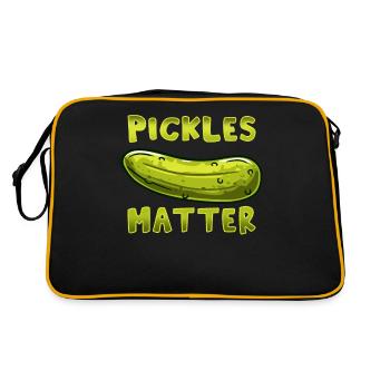 Pickle cucumber pickle - Retro Bag - black/gold - Back