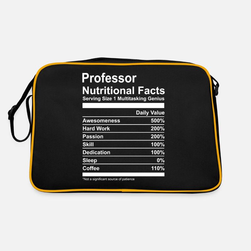 Pr Nutritional Facts T-Shirt Sac Retro
