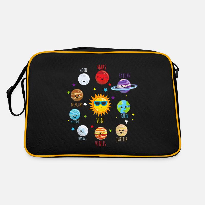 Solar System Planetary System Planetary Astronauts Retro Bag