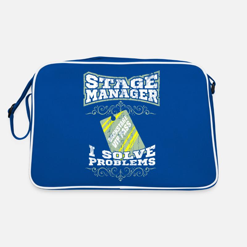 STAGE MANAGER STAGEMANAGER Show Geschenk Eventplan Retro Tasche