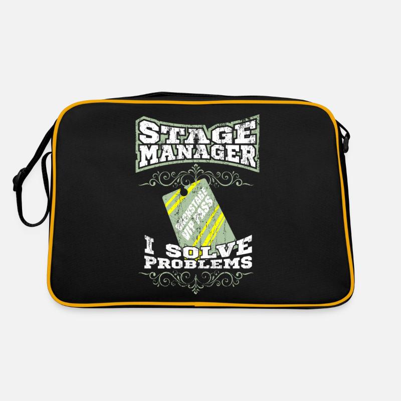 STAGE MANAGER STAGEMANAGER Show Geschenk Eventplan Retro Tasche
