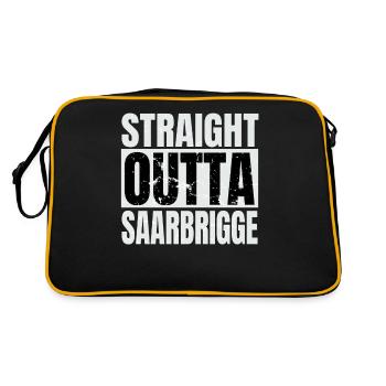 Saarland Saarbrigge Saarbrigger Saar - Retro Bag - black/gold - Back