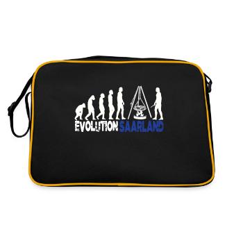 Saarland Evolution Saarland Saarländer - Retro Bag - black/gold - Back