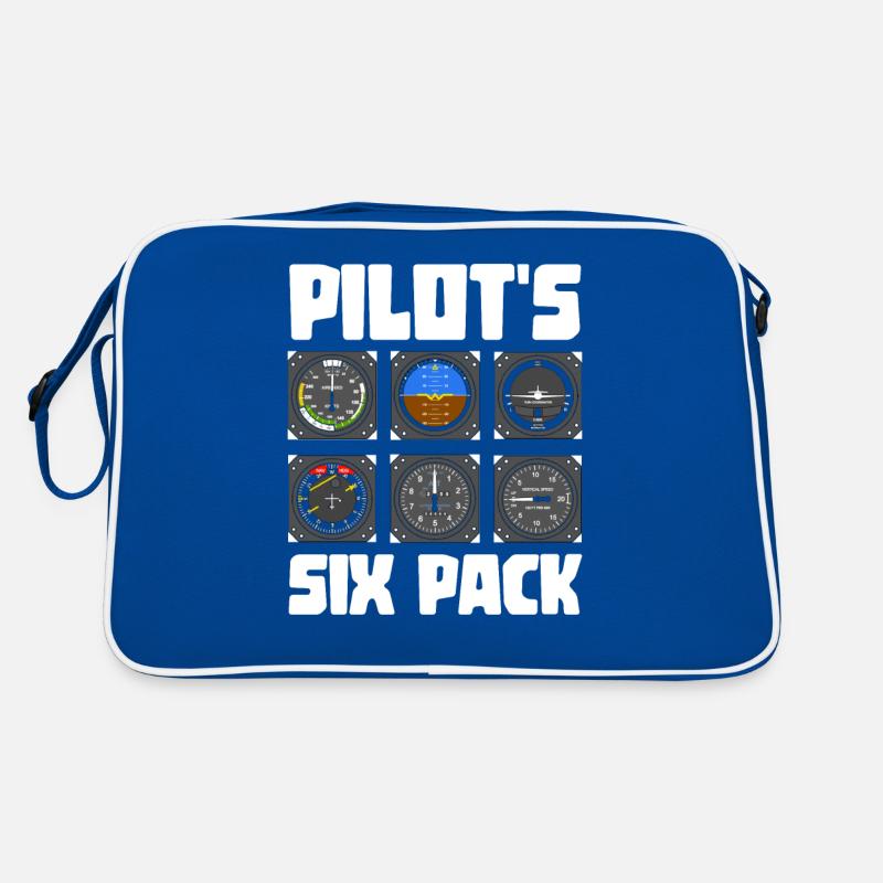 Pilot Sixpack Geschenkidee Retro Tasche