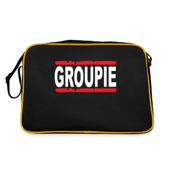 Groupe de musique rock Groupes de fans rock - Sac Retro - noir/or - Dos