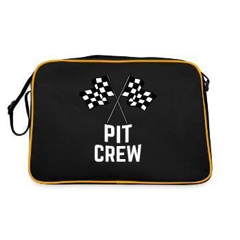 Chemise fanatique de pit crew racing - Sac Retro - noir/or - Dos