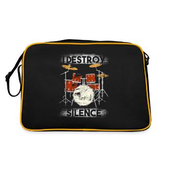 Drums - Retro Bag - black/gold - Back