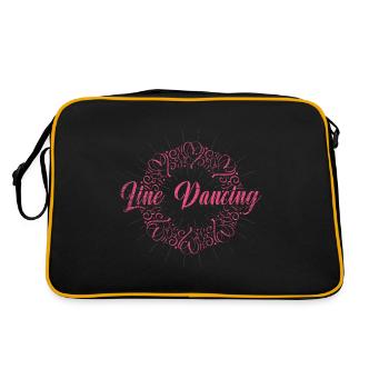 Amour coeur linedance - Sac Retro - noir/or - Dos