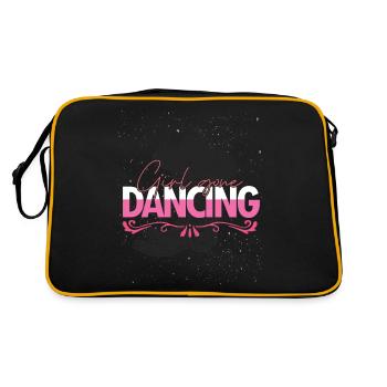 Cadeau Cowboy Linedance - Sac Retro - noir/or - Dos