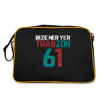 bize her yer trabzon - Retro Bag - black/gold - Back