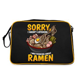 Ramen - Sac Retro - noir/or - Dos