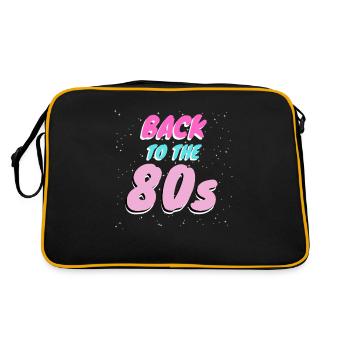 Back to the 80s retro vibes for real 80s fans - Retro Bag - black/gold - Back