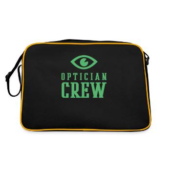 Eye glasses optician optician optics optics - Retro Bag - black/gold - Back