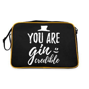 gin - Retro Bag - black/gold - Back